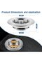 3-in-1 SUS304 Stainless Steel Kitchen Sink Drain Filter, Anti-Clogging Pop-Up Stopper Assembly (Brushed) - 5