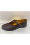 Genuine Leather Strapped Buckle Ballerina Women's Shoes - 3