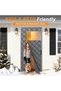 Magnetic door curtain Dimensions: 80 cm wide × 200 cm high Equipped with transparent window Winter weight Oxford cotton Self-closing door cover - 4