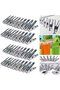 40-Piece Stainless Steel Clothes Clip Set - Premium Clip Set - Soft Protective Ends - Suitable for Laundry and Office Use