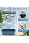 Leak-Proof Compartmentalized Bento Lunch Box Set with Soup Bowl & Cutlery (Pink, 21.5x11.5x11cm) - 3