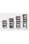 5-Shelf Hanging Wardrobe Organizer – Space-Saving, Cotton Hanging Shelves with 4 Side Pockets, Foldable, Black - 5