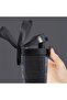 Automatic electric blender/protein powder shaker, 700ml, LCD display, adjustable speed, leak-proof and drop-proof, black. - 2