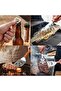 8-in-1 multi-functional barbecue tool set, 3-piece stainless steel outdoor barbecue spatula set, suitable for men's barbecues. - 6