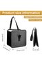 portable car trash can Oxford cloth, foldable & hanging, waterproof & leak-proof, For all vehicles, w/ SUVs, trucks, homes, offices, 27×27×14.5cm