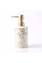 Ceramic Soap Dispenser – Golden Marble