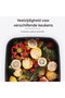 Lasagna Baking Pan - Aluminum Oven-Baking Pan - Heat-Resistant Baking Pan - Suitable for Lasagna and Other Oven Dishes - Black - 40 x 28 cm - 4