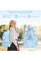 Waterproof Large Capacity Kids School Backpack with Pull Handle and Laptop Compartment, Blue - 5