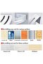 No - drill shower rack - Corner shampoo holder - Self - adhesive soap and shampoo holder - Wall - mounted bathroom storage basket accessory -... - 3