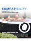 Replacement parts for 11699 connectors, suitable for Intex Pure Spa bathtubs and pools, connectors, seals, 10-pack - 5