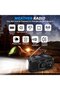 Solar-powered emergency radio with crank AM/FM weather radio 2500 mAh power bank - Flashlight - Emergency reading lamp - Outdoor survival - 3