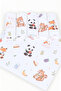 Set of 6 Double-Sided Dual-Function Children's Feeding Mats with Cotton Towel, Washable, 38X45 cm