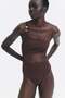 Padded-cup High Leg Swimsuit - 2