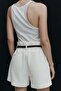 Belted twill shorts - 5