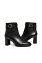 K905-22K Women's Belt Detailed Heeled Boots - 2