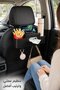 1 Pc Pu Leather Car Seat Organizer Back Storage Tray Cup Holder Tissue Phone Stand Hooks