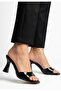 Jova Black Patent Leather Heeled Slippers - 3