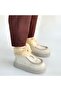 Zinya Beige Suede Boots - 4