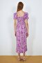 Zigzah Viscose Fabric Slit Dress - 4