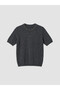 Özmarka New Season Anthracite Stoned Wool Blend Women's Knitwear Sweater - 5