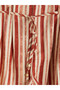 Trendlucky Women's Striped Belted Shorts with Elastic Waist - 6