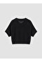 Lcw Vision Black V-Neck Openwork Women's Knitwear Sweater - 7