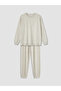 Esvab • Modern & Distinctive Zero Roba Collar Ribbed Women's Pajama Set - 6