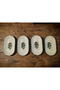 Plate Kayık Presentation & Breakfast Snack Plate 4 Pieces 19 cm Olive Green - 3