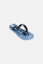 Kids Boy Graphic Print Slip On Slippers, Blue