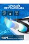 Adult Anti-fog Large Frame Swimming Goggles – Waterproof Electroplated Lenses for Clear Vision – Black Silver Lens - 4