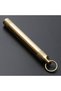 Waterproof Mini Metal Pill Holder Keychain for Travel & Outdoor Use.