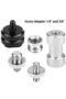 Camera mounting screws, 1/4 to 3/8 tripod screw adapter, 1/4 screw, 3/8 - 20 thread converter adapter, monopod hot shoe mount adapter, ball head... - 3
