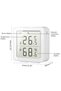 Outdoor thermometer, smart humidity sensor, hygrometer, outdoor and indoor thermometer, digital LCD display, temperature and humidity monitor. - 2