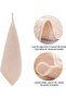 5-piece small hand towel set, kitchen towel set, coral fleece hanging towel, super absorbent belt loop - 4