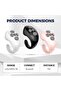 Two-finger wireless Bluetooth remote controls, rechargeable Bluetooth scrolling ring for home use (black) - 2