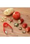 2-Piece Strawberry Peeler (9.5x2cm), stainless steel fruit & vegetable stem/pit remover, potato eye remover kitchen tool. - 5