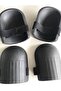 2-Pack Memory Foam Knee Support Braces for Gardening & DIY (black). - 2