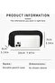 Children's pencil case, large capacity, beautiful double-layer design, suitable for teenagers, black. - 2