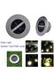White solar garden lighting, solar LED ground lighting, and waterproof solar stair - 3