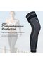 Extended knee brace for leg support in basketball, soccer, knees, and training – Blue (suitable for 130-160 lbs) - 3