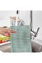 2-pack sink protectors, 30 x 40 cm kitchen sink bottom mats, cutable plastic sink mats, cut to size as needed, kitchen sink protectors (green). - 3