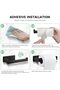 Wall-mounted toilet paper holder, rust-proof, suitable for bathrooms and kitchens - Black - 5