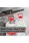 No-drill bathroom towel rack, wall-mounted towel ring, storage rack, bath towel holder, suitable for kitchens, bathrooms, and toilets, matte black. - 2