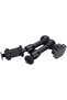 A camera magic arm with a 360° ball joint and 1/4"-20 screws, suitable for SLR cameras and monitors.