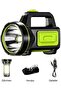 135,000 Lumen High-Power Rechargeable LED Flashlight with Side Light (6000mAh)