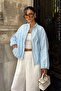 Women's Scallop Embroidered Blouse Jacket - 6