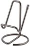 Phone and tablet stand, metal phone holder, decorative base, metal card holder, desk decoration, phone stand, reading display stand, gray