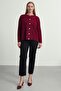 Women's Soft Plush Look Beard Knitwear Cardigan Jacket - 4