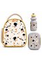Kids Space Astronaut Lunch Set,Insulated Lunch Bag + 500ml Leak‑Proof Lunch Box + 480ml Water Bottle,Portable Meal Kit for Boys School Picnic Outdoor Travel