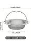 Stainless Steel Mesh Strainer, Fine Mesh Sieve, 20 cm Diameter - 3